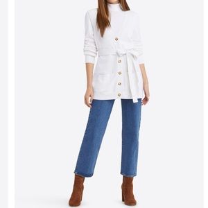 Draper James White Cardigan